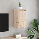 vidaXL Wandkast 30x30x60 cm massief grenenhout