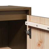 vidaXL Wandkast 30x30x60 cm massief grenenhout