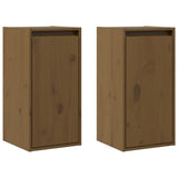 vidaXL Wandkast 30x30x60 cm massief grenenhout