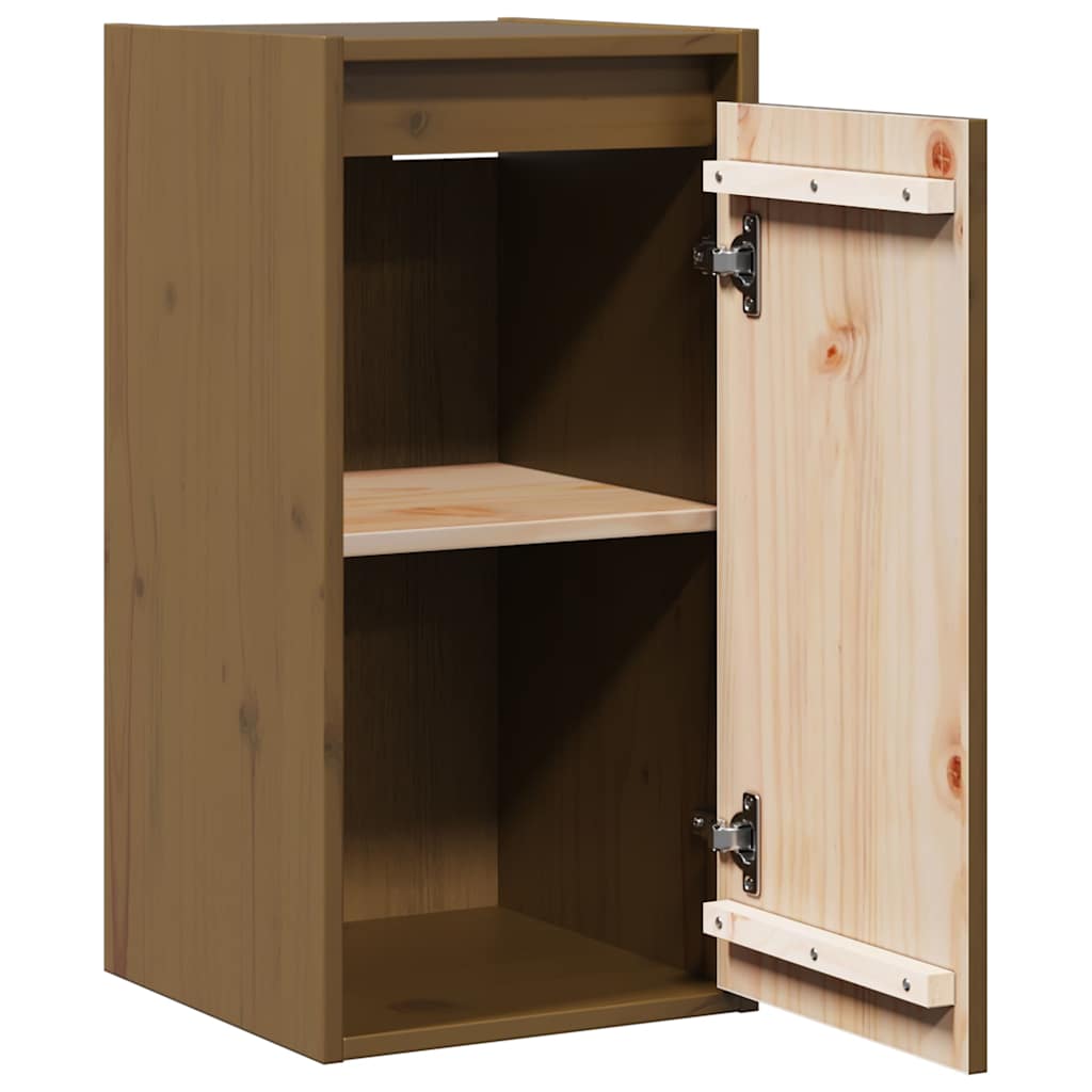 vidaXL Wandkast 30x30x60 cm massief grenenhout