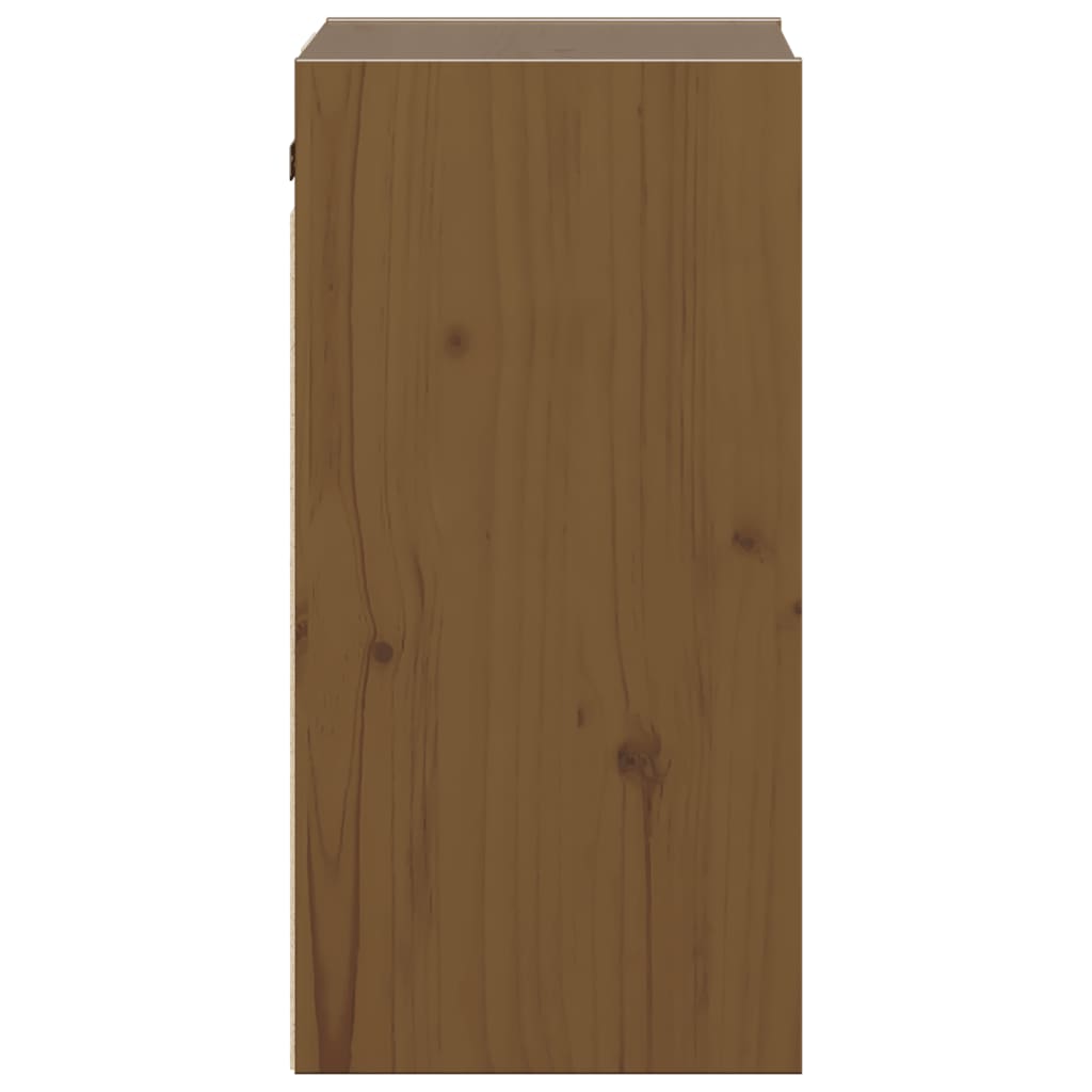 vidaXL Wandkast 30x30x60 cm massief grenenhout