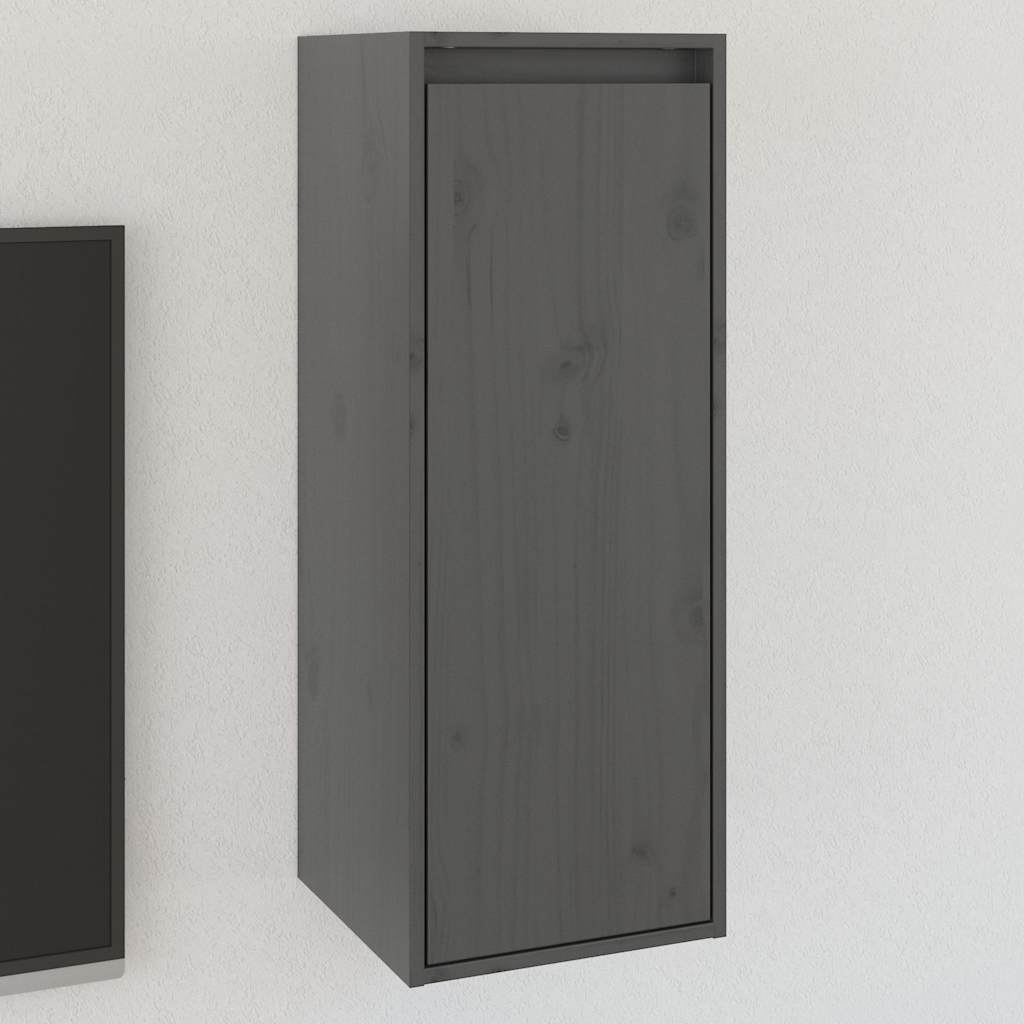 vidaXL Wandkast 30x30x80 cm massief grenenhout