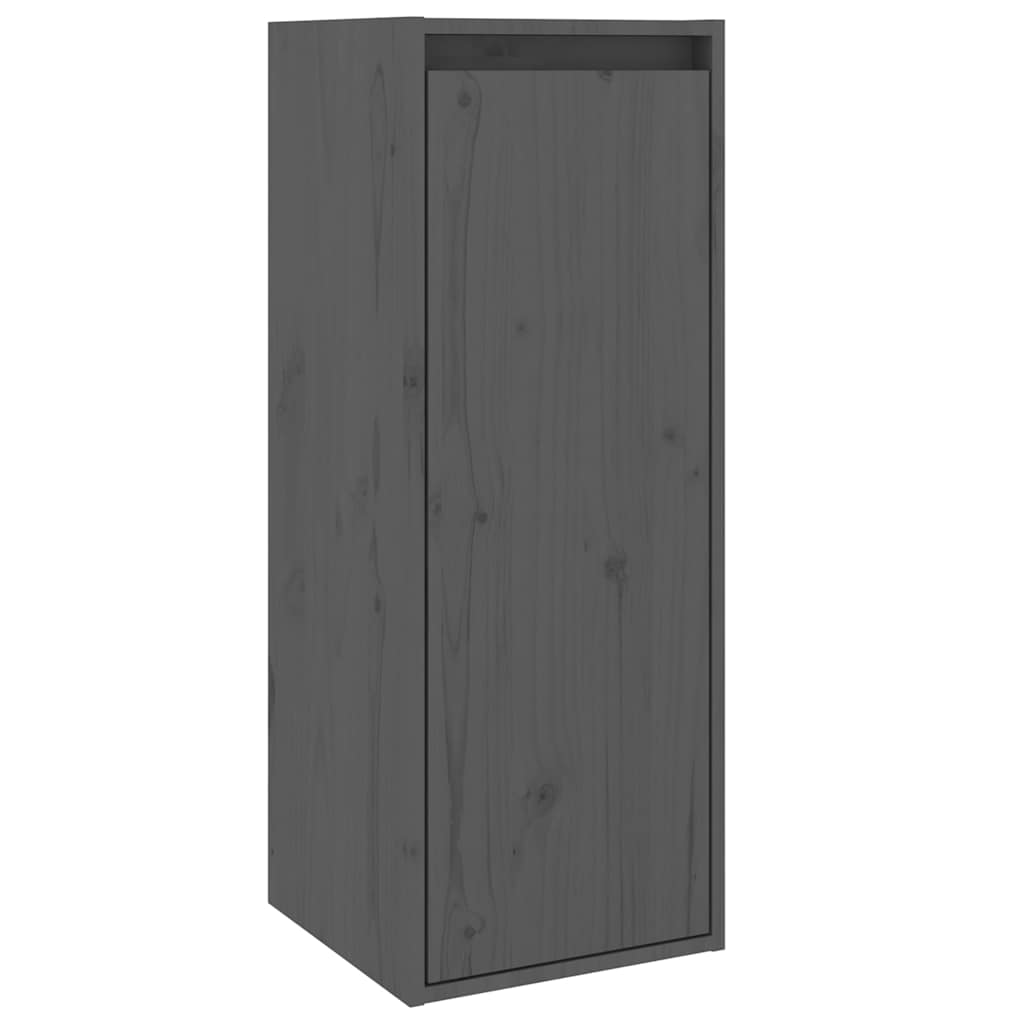 vidaXL Wandkast 30x30x80 cm massief grenenhout