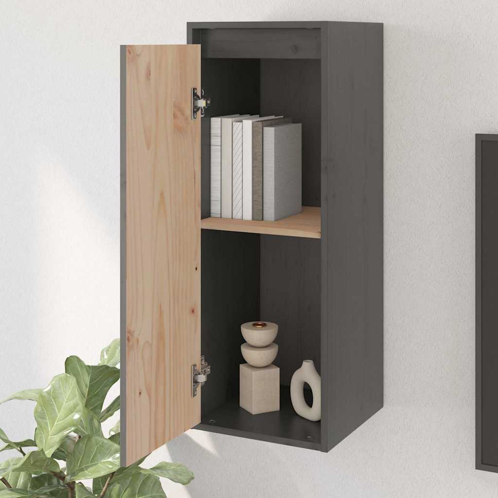 vidaXL Wandkast 30x30x80 cm massief grenenhout