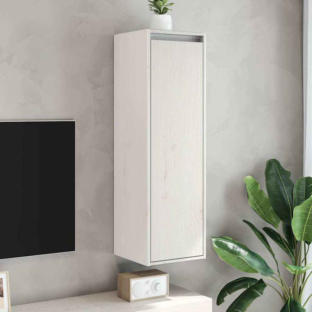 vidaXL Wandkast 30x30x100 cm massief grenenhout