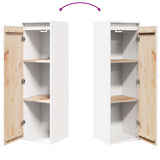 vidaXL Wandkast 30x30x100 cm massief grenenhout