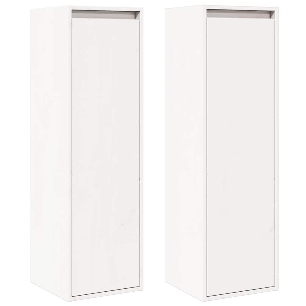 vidaXL Wandkast 30x30x100 cm massief grenenhout