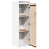 vidaXL Wandkast 30x30x100 cm massief grenenhout