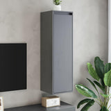 vidaXL Wandkast 30x30x100 cm massief grenenhout