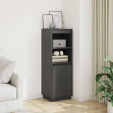 vidaXL Hoge kast 37x34x110 cm massief grenenhout