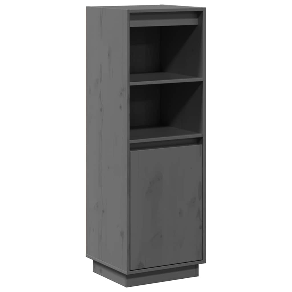 vidaXL Hoge kast 37x34x110 cm massief grenenhout