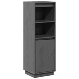 vidaXL Hoge kast 37x34x110 cm massief grenenhout