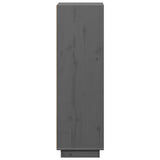 vidaXL Hoge kast 37x34x110 cm massief grenenhout
