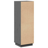 vidaXL Hoge kast 37x34x110 cm massief grenenhout