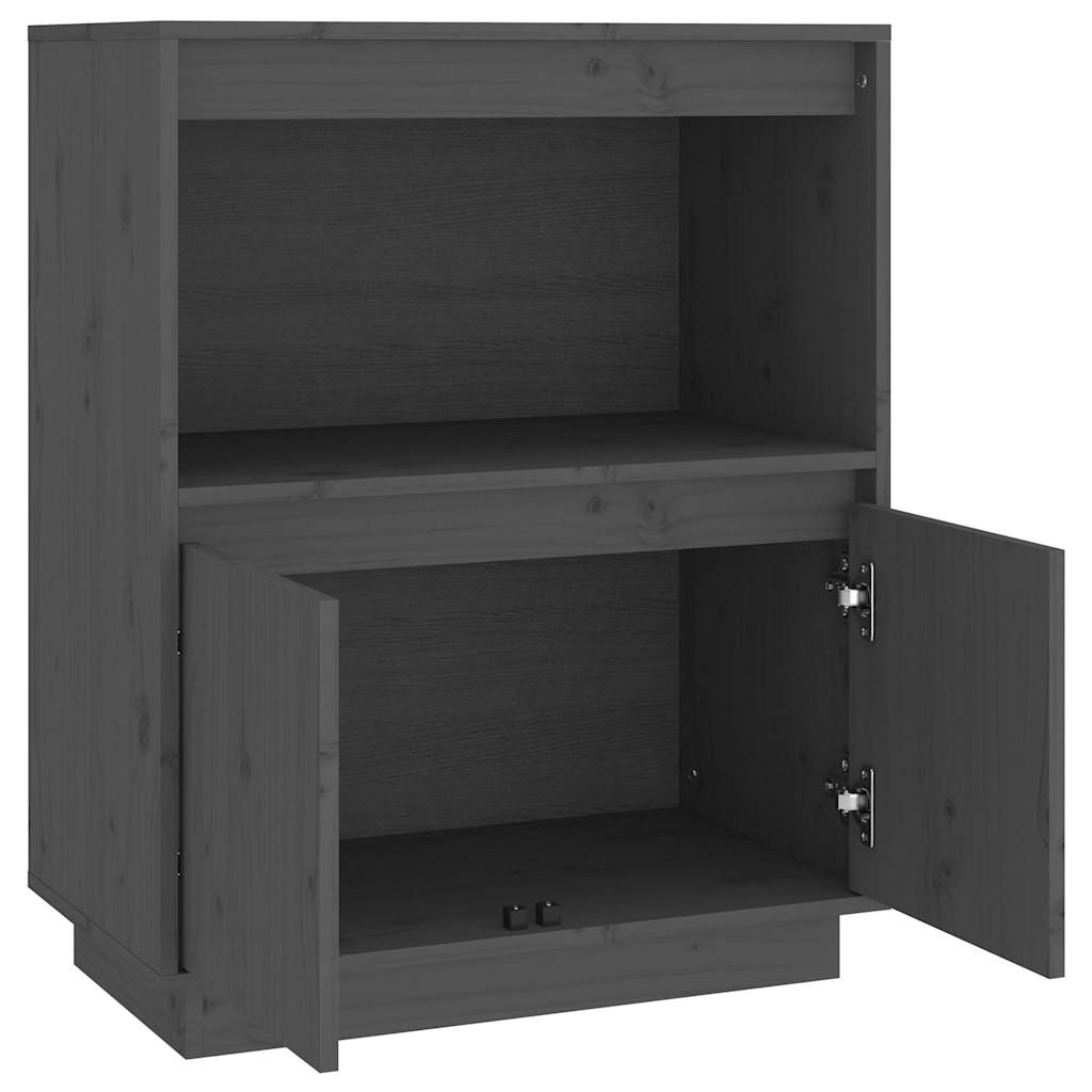 vidaXL Dressoir 60x34x75 cm massief grenenhout