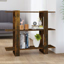 vidaXL Bookcase/Room Divider 100x30x87 cm White