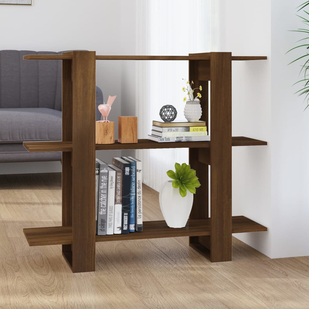 vidaXL Bookcase/Room Divider 100x30x87 cm White