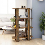 vidaXL Bookcase/Room Divider 80x30x123.5 cm White