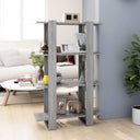 vidaXL Bookcase/Room Divider 80x30x123.5 cm White