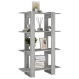vidaXL Bookcase/Room Divider 80x30x123.5 cm White