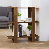 vidaXL Boekenkast/kamerscherm 80x30x87 cm wit