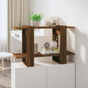 vidaXL Boekenkast/kamerscherm 80x30x51 cm wit