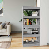 vidaXL Bookshelf/Room Divider 60x30x135 cm Engineered Wood White