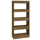 vidaXL Bookshelf/Room Divider 60x30x135 cm Engineered Wood White