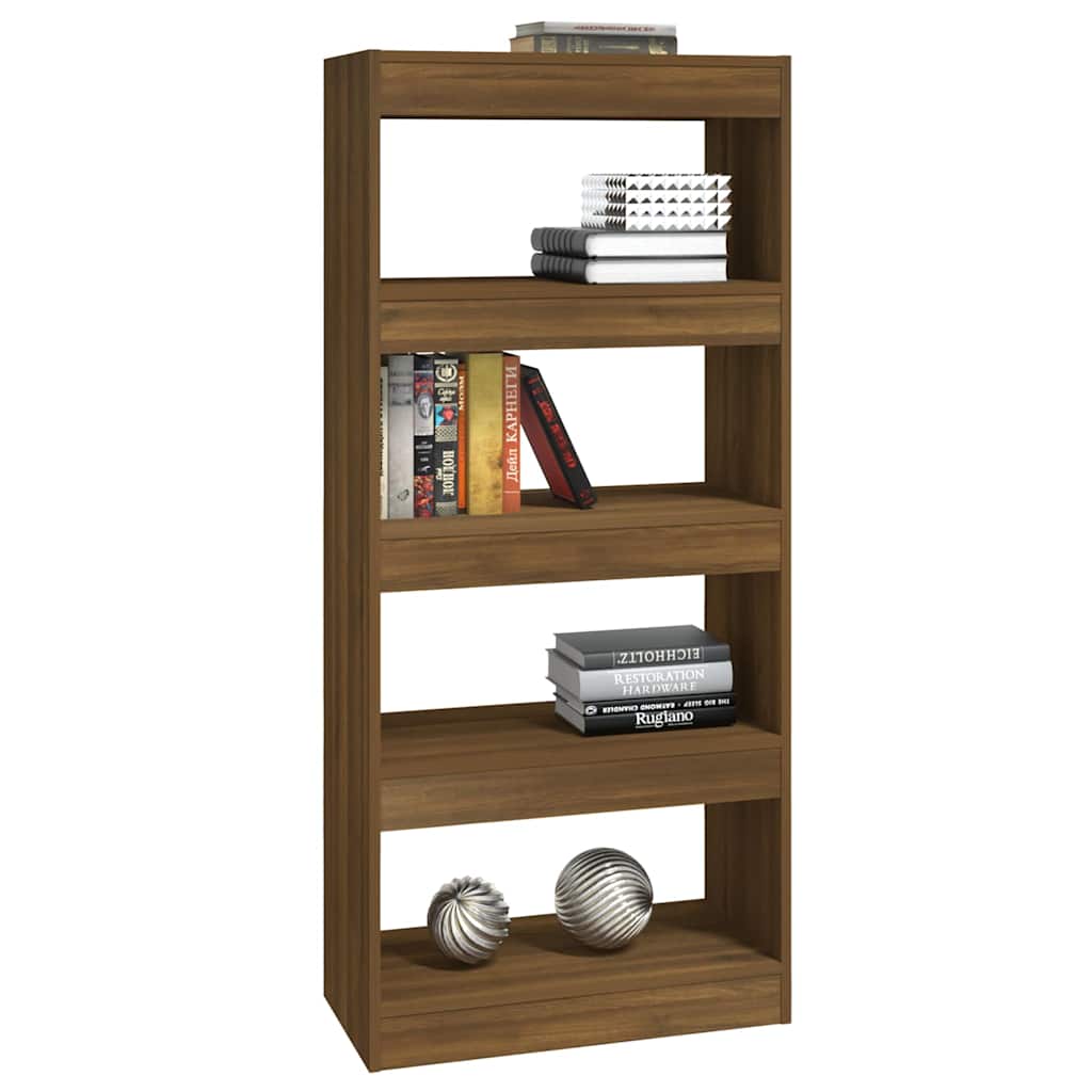vidaXL Bookshelf/Room Divider 60x30x135 cm Engineered Wood White