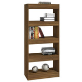 vidaXL Bookshelf/Room Divider 60x30x135 cm Engineered Wood White