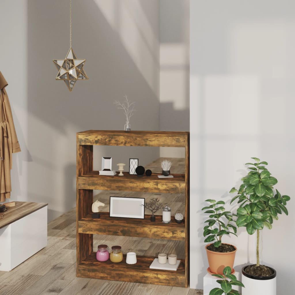vidaXL Boekenkast/kamerscherm 80x30x103 cm spaanplaat wit