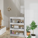 vidaXL Boekenkast/kamerscherm 80x30x103 cm spaanplaat wit