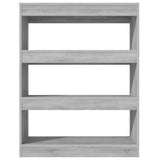 vidaXL Boekenkast/kamerscherm 80x30x103 cm spaanplaat wit