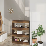 vidaXL Boekenkast/kamerscherm 80x30x103 cm spaanplaat wit