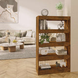 vidaXL Bookshelf/Room Divider 80x30x135 cm Engineered Wood White