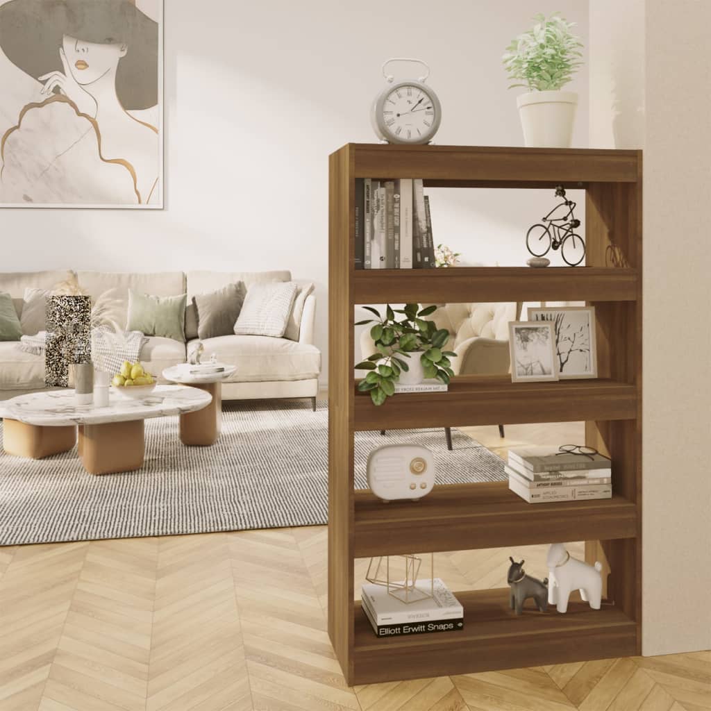 vidaXL Bookshelf/Room Divider 80x30x135 cm Engineered Wood White