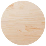vidaXL Tafelblad Ø30x2,5 cm massief grenenhout