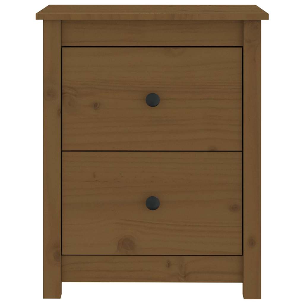 vidaXL Nachtkastje 50x35x61,5 cm massief grenenhout