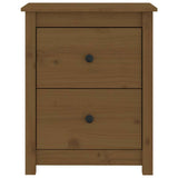 vidaXL Nachtkastje 50x35x61,5 cm massief grenenhout