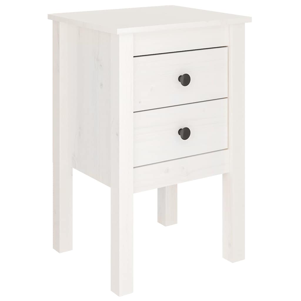 vidaXL Nightstand 40x35x61.5 cm solid pine wood