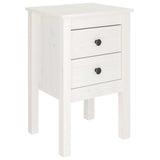 vidaXL Nightstand 40x35x61.5 cm solid pine wood