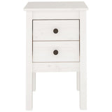vidaXL Nightstand 40x35x61.5 cm solid pine wood