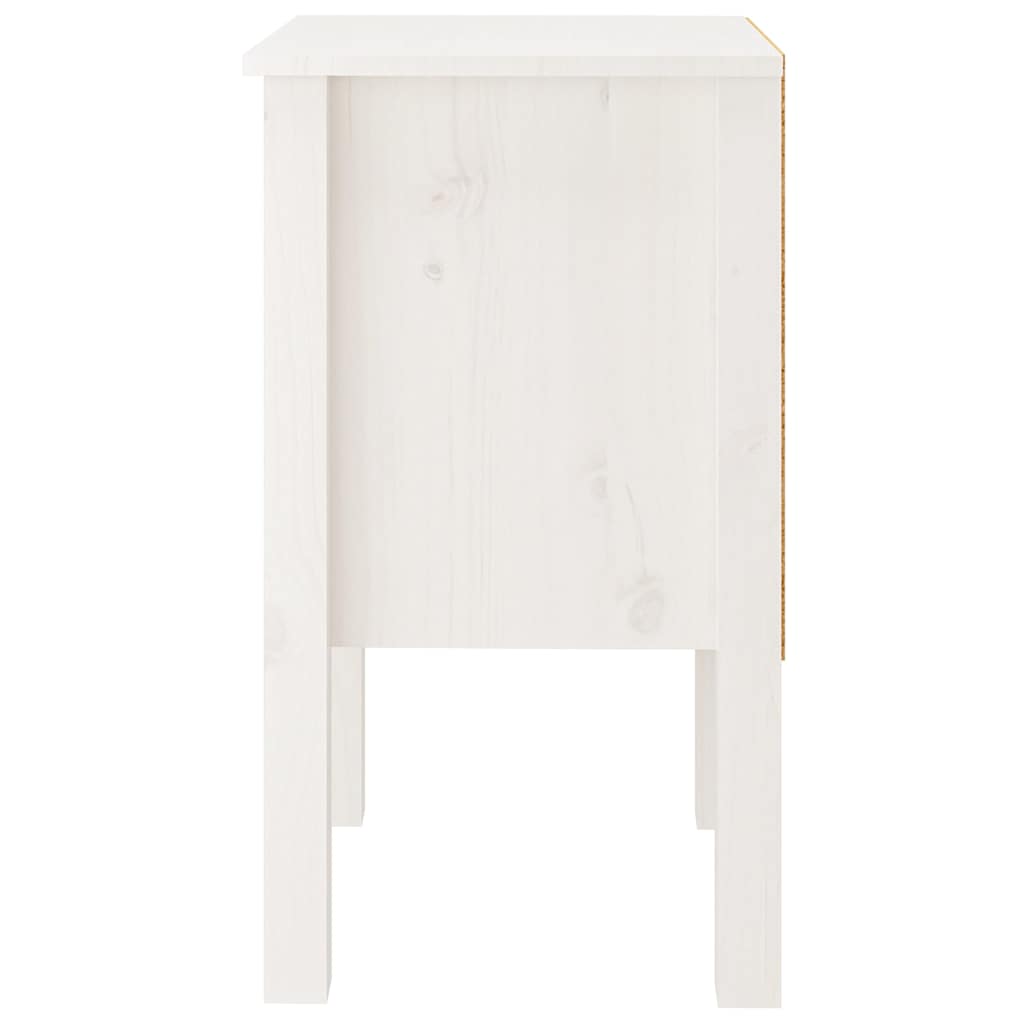vidaXL Nightstand 40x35x61.5 cm solid pine wood