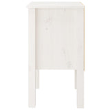 vidaXL Nightstand 40x35x61.5 cm solid pine wood