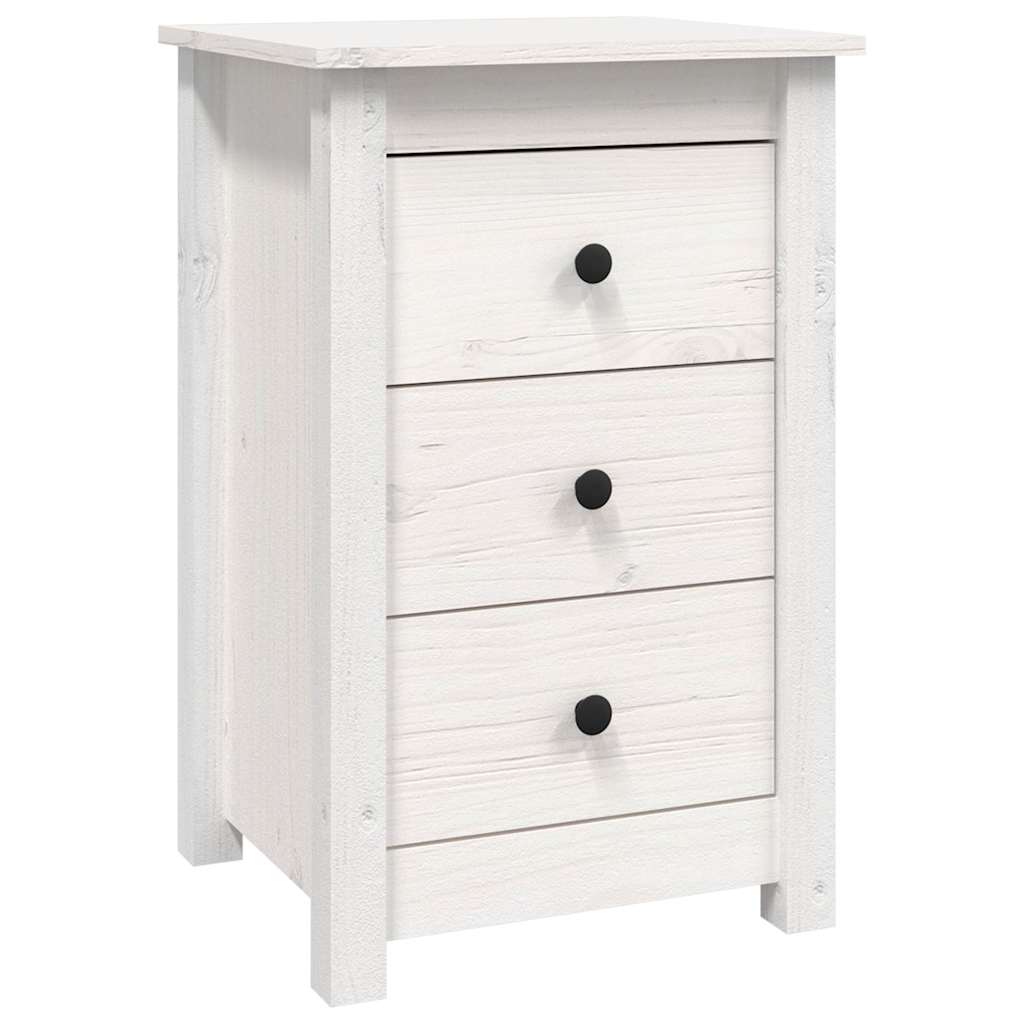 vidaXL Nachtkastje 40x35x61,5 cm massief grenenhout