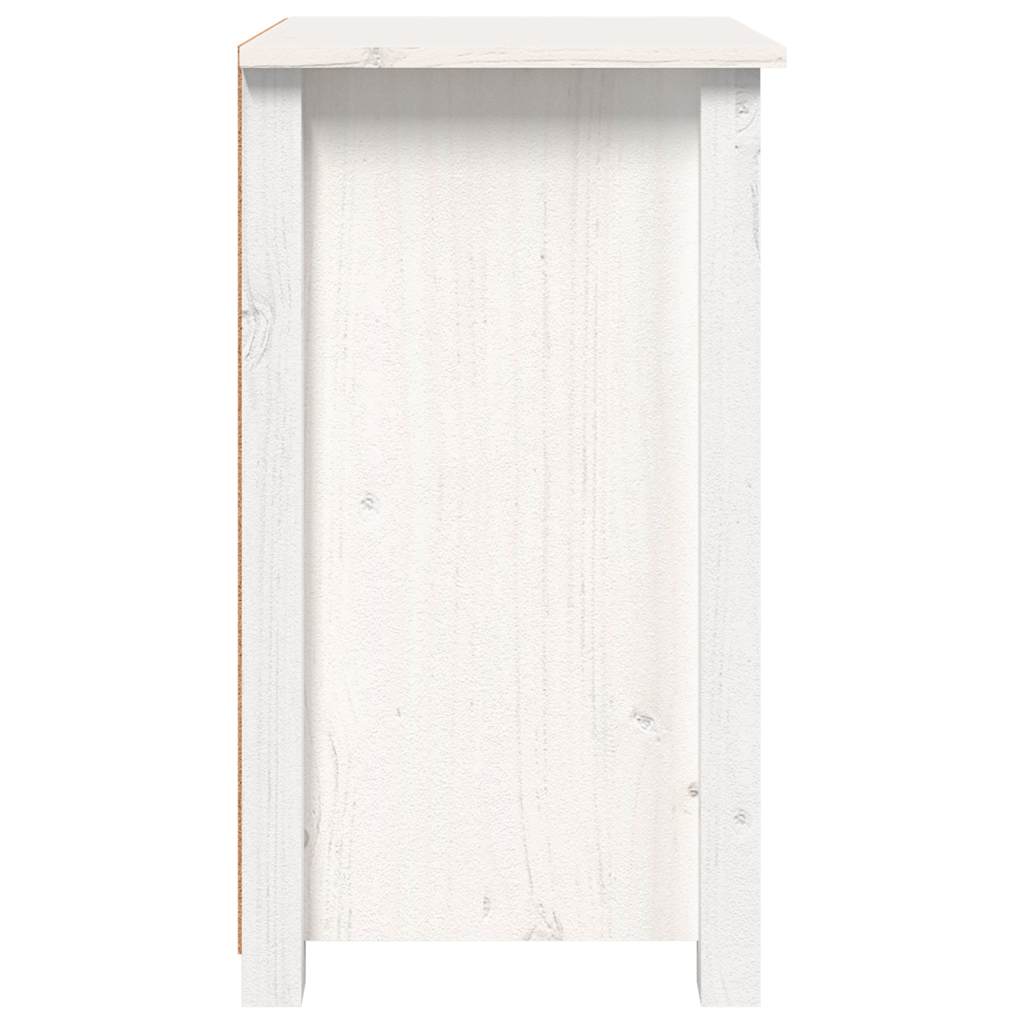 vidaXL Nachtkastje 40x35x61,5 cm massief grenenhout