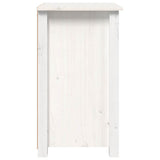 vidaXL Nachtkastje 40x35x61,5 cm massief grenenhout