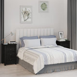 vidaXL Nachtkastje 40x35x61,5 cm massief grenenhout