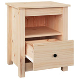 vidaXL Nachtkastje 40x35x49 cm massief grenenhout