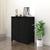vidaXL Dressoir 70x35x80 cm massief grenenhout